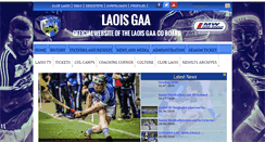 Desktop Screenshot of laoisgaa.ie