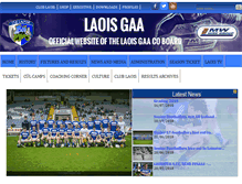 Tablet Screenshot of laoisgaa.ie
